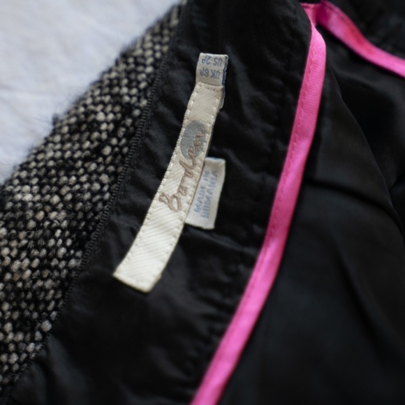 Boden Gray Tweed Alpaca Wool Pencil Skirt 2P Grey - Picture 7 of 8